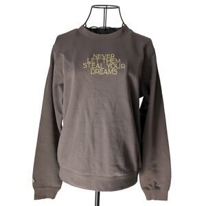 Converse x Willy Wonka Never Let Them Steal Your Dreams Crewneck Pullover S NWT